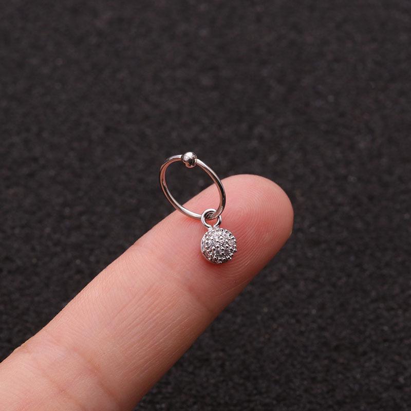 Ювелирные изделия 1 шт. великолепные хрустальные серьги-кольца хрящ спираль пирсинг пупка кольцо трагус ручная работа