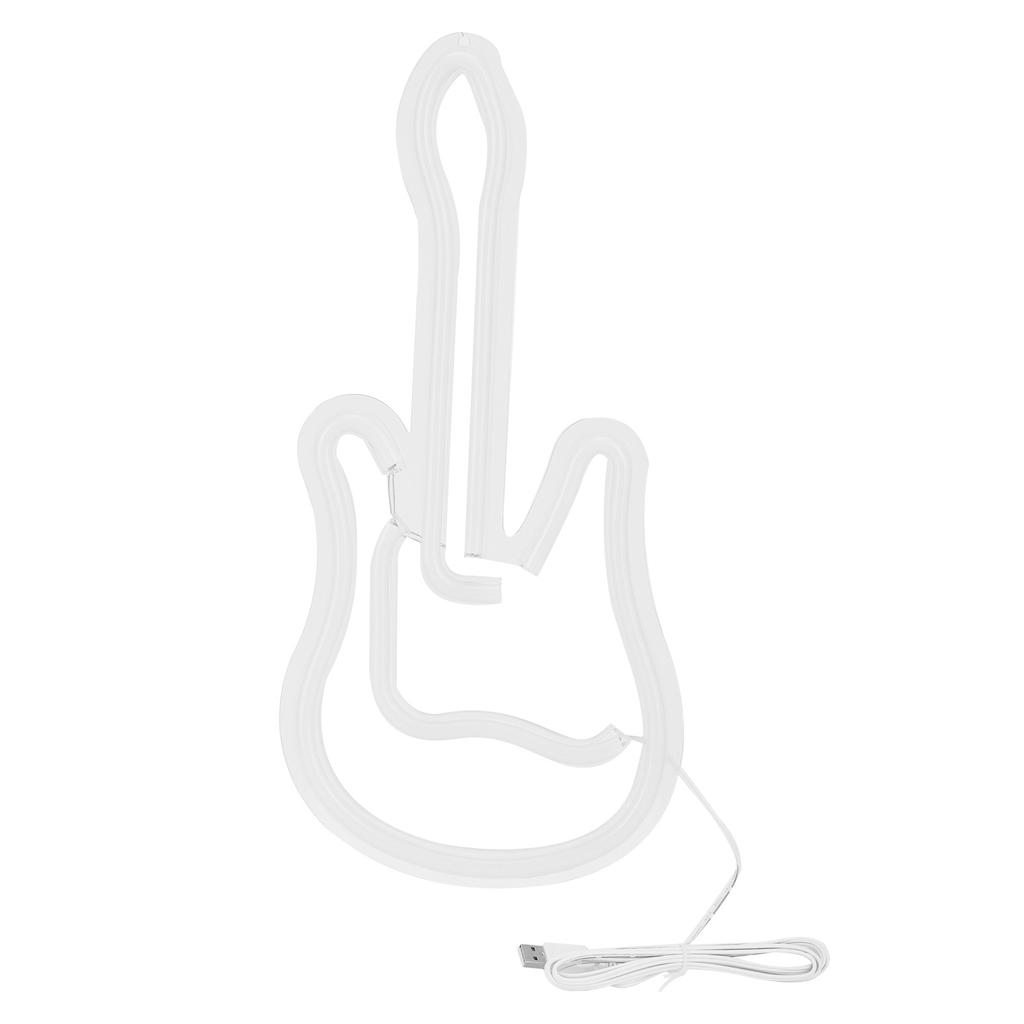Neon Light USB GuitarShaped LED Lamp for Home Bar Hotel Beach Christmas Decoration