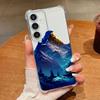 Прозрачный чехол для телефона с принтом айсберга для Samsung Galaxy A57 A37 A17 A56 A36 A55 A35 A26 A16 A25 A15 A54 A14 Мягкая силиконовая крышка