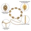 Adjustable Metal Waist Chain Belt Skinny Decorated Waist Belt Boho Chain Belt  for Women
