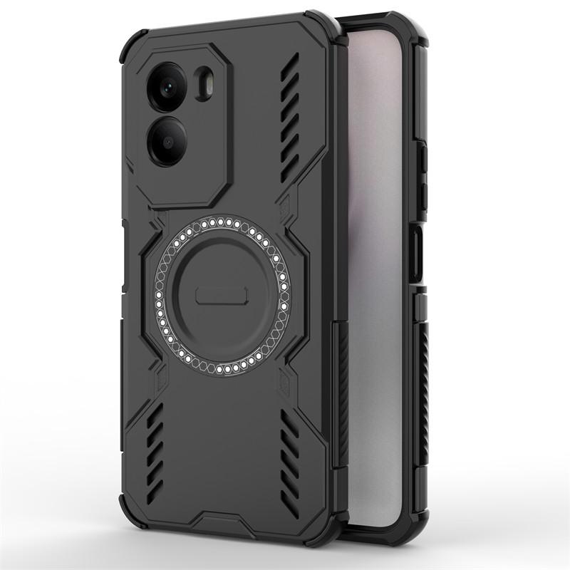 Для Xiaomi Poco M7 Plus Чехол Poco M7 Plus Чехол Рассеивание тепла Магнитная Беспроводная зарядка Защитные Чехлы для Телефона На Poco M7 4G