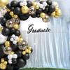 Black Gold Balloon Garland Arch Kit Confetti Balloon Happy 30 40 50 Year Old Birthday Party Decoration 30th 40th Anniversary