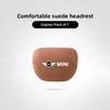 Keychain High-quality Leather Car Seat Headrest Memory Foam Comfort Neck Pillow For qaz9 Cooper One JCW F54 F55 F56 F57 F60 R55 9qaz