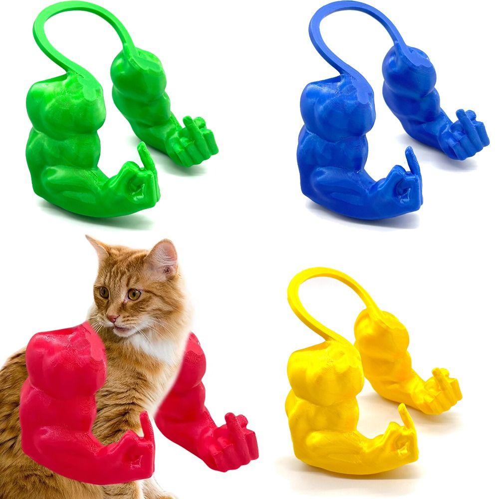 Lightweight 3D Printed Cat Muscle Arm Adjustable Pet Cosplay Costume Cat Fist Hulk Arm  Role Play