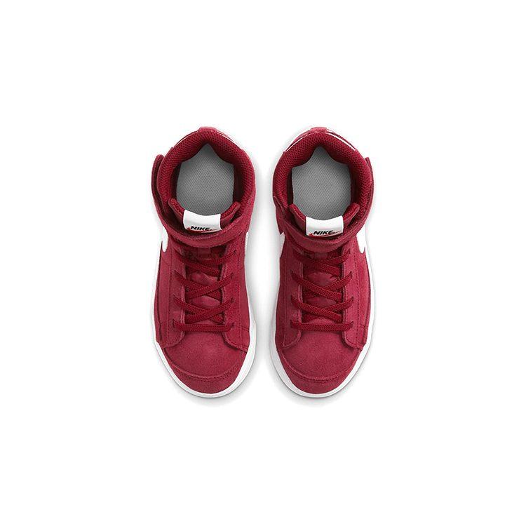 Nike Кроссовки Blazer 77 Замша Винтаж Средняя высота Скейтборд Красный Белый Детские Возраст 3 7 Лет DD1850-600