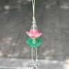 Pink Lotus Pendant Car Ornament - Summer Hangzhou Cultural Gift, Ancient Style