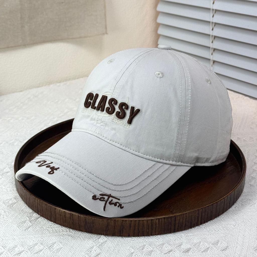 Fashion Hat New Light Color English Alphabet Soft Top Cap Brim Embroidery Versatile Casual Japanese Baseball Cap Spring Summer