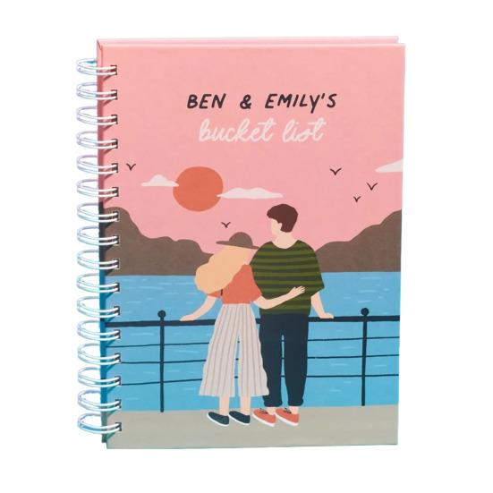 1/2 шт. Мотивационный блокнот со списком желаний, утолщенная чернильно-устойчивая бумага, журнал для пар со списком желаний