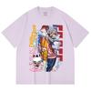230 Gsm 100% Cotton Dandadan V25 Okarun Print Unisex Heavy Cotton T Shirt