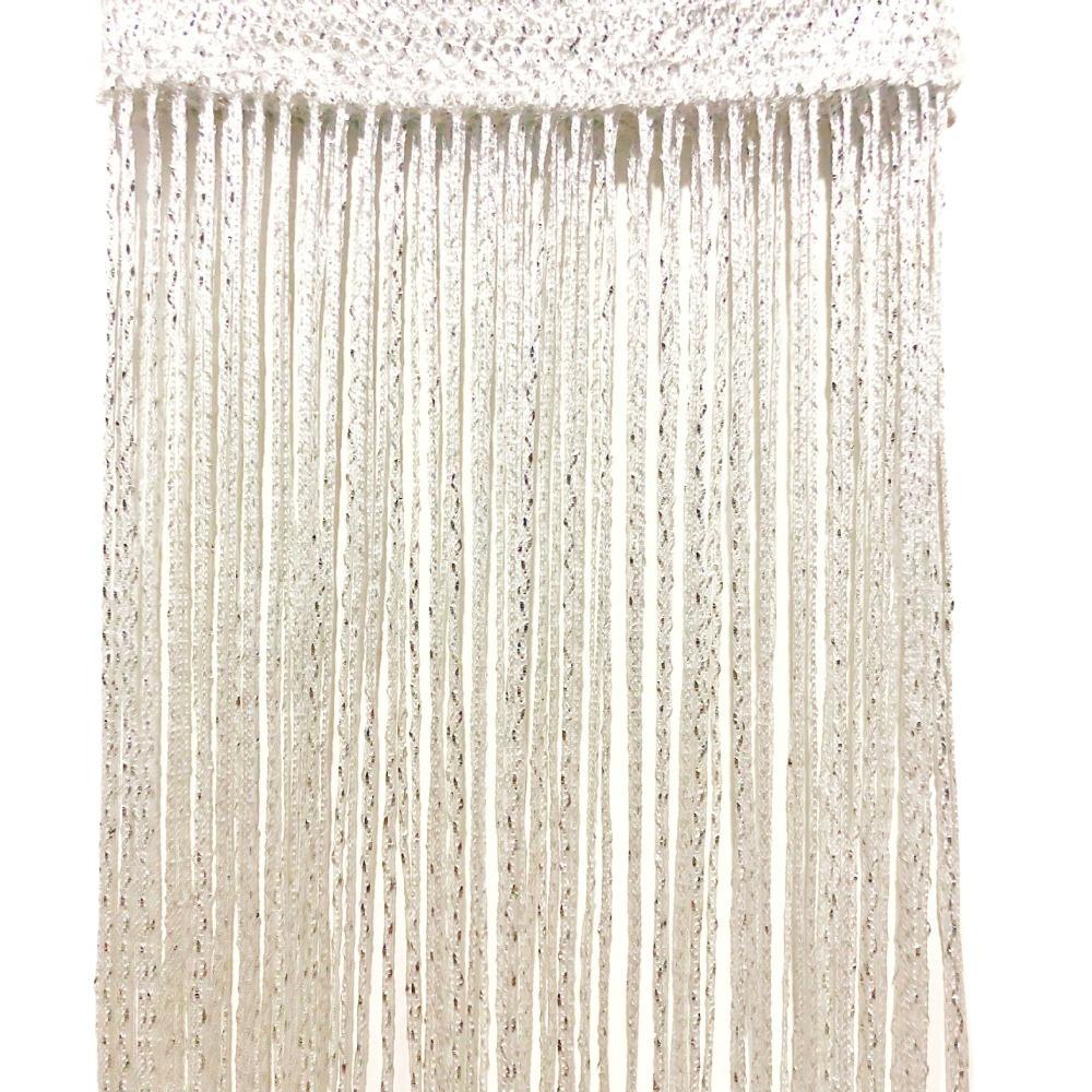 1x2м Занавеска-разделитель для окна/двери для дома, гостиной, кафе, внутренние украшения, ламбрекен