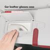 For Opel Leather Car Glasses Organizer Visor Clip On Anti Scratch Protector Zafira Meriva Mokka Vivaro Vectra Antara Ampera MH8