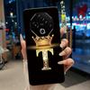 Ударопрочный Чехол Для Umidigi G100 Pro/G100 5G Мягкий Силикон Черный Корпус Модный Счастливая Буква Узор Корона Конфетный Чехол Для Пары