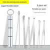 Stainless Steel Ear Pick Set - 6-Piece Ear Cleaning Tool Kit