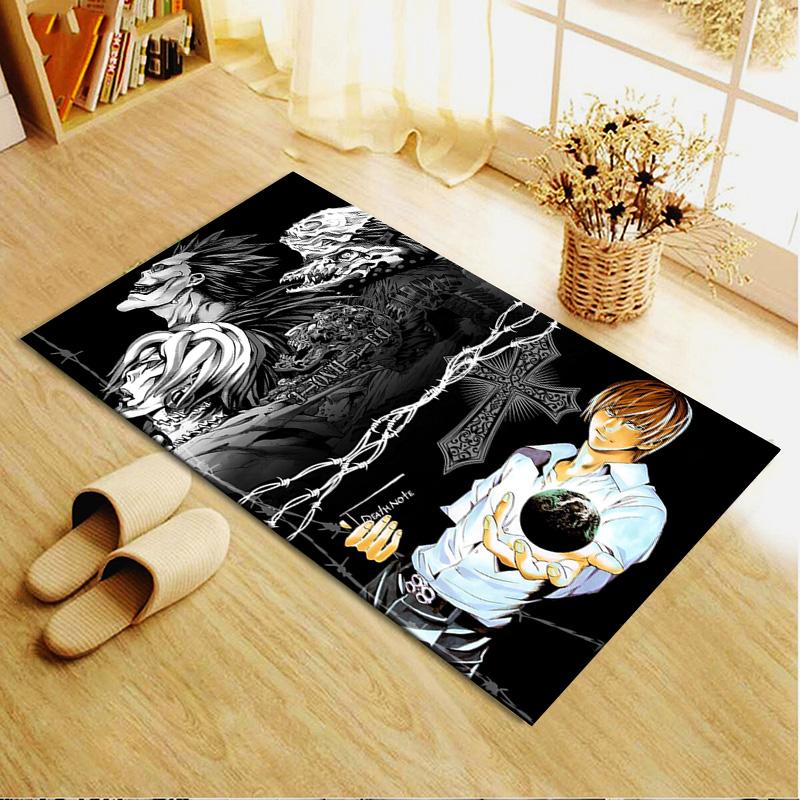 Death Note Anime Carpet Rug for Living Room Bedroom Home Sofa Decoration,Kids play Non-slip Floor Mat