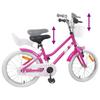 Kids  Bike 18 Inch for Ages 5 7 Dark Pink