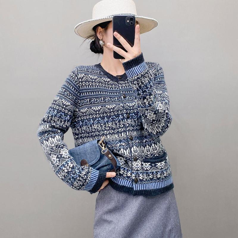 Женский свитер Qinghe 100% чистый кашемир - Ультрамягкий роскошный зимний пуловер