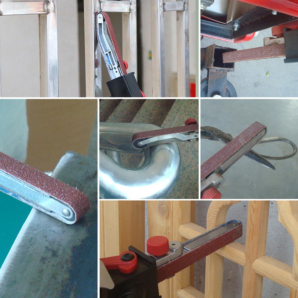 Angle Grinder Mini DIY Sander Sanding Belt Adapter Grinding Machine Bandfile Belt Head Sander for 115mm 4.5" and 125mm 5"