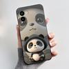 Jelly Black Phone Case For Tecno Pop 6 BE7 Bumper Soft Silicone Case Ins Style Dreamy Flower Floral Pattern Shockproof Cover
