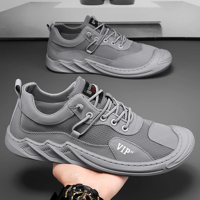 Мужские летние рабочие кроссовки Lovers, не повседневные кожаные повседневные туфли из искусственной кожи, теннисные туфли Tenid Shoose для мужчин, кожаные ботинки для мужчин