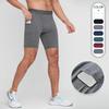 Men's Quick-Dry Compression Shorts - Elastic, Breathable Sportswear for Running, Basketball, and Fitness.
