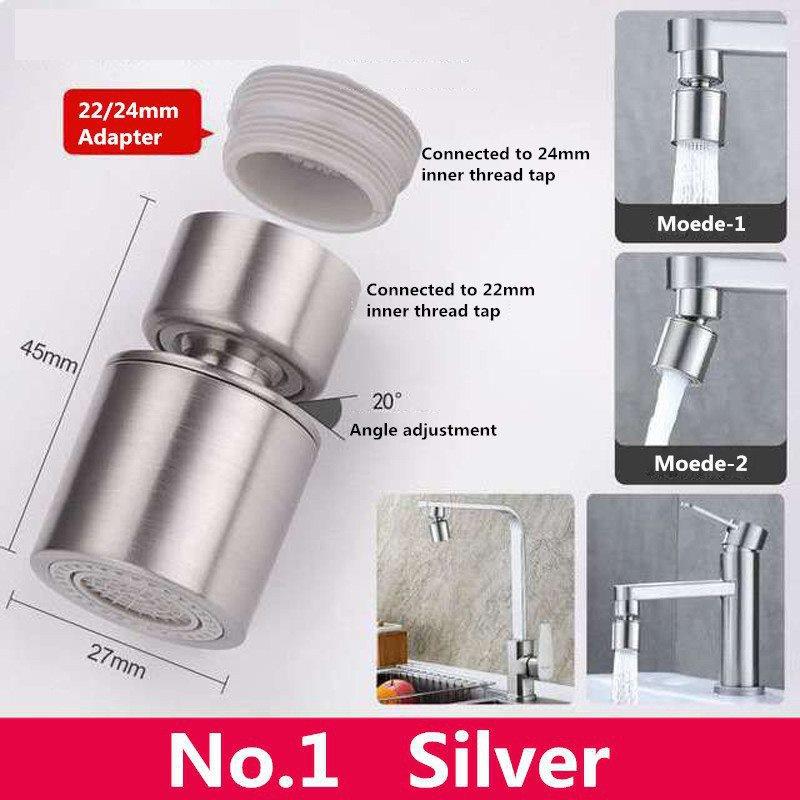 Аэратор для кухонного смесителя, вращающийся на 360 градусов, экономия воды, насадка для водопроводного крана