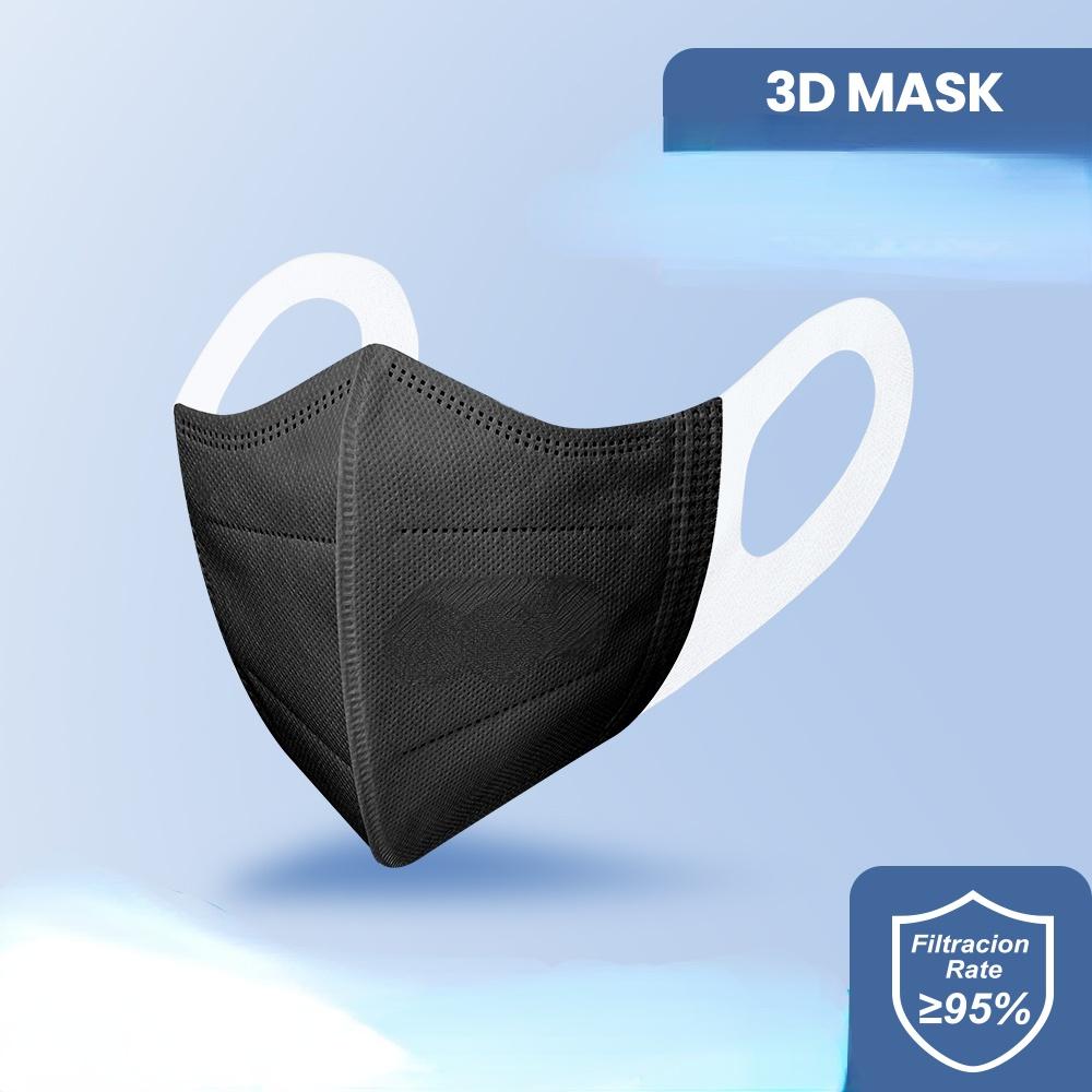 10-200PCS 3D Adult Mask 3 Layer Mascarilla CE Homologadas Disposable Masque Respirator Dustproof Face Mask