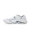Wave Lightning Z8 Training Sports Running Breathable Lightweight Low-Top Badminton Shoes Unisex Shoes White Blue V1GA240061