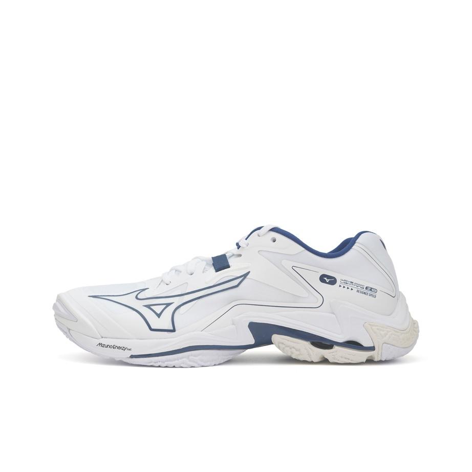 Mizuno Wave Lightning Z8 Training Sports Running Breathable Lightweight Low-Top Badminton Shoes Unisex Shoes White Blue V1GA240061