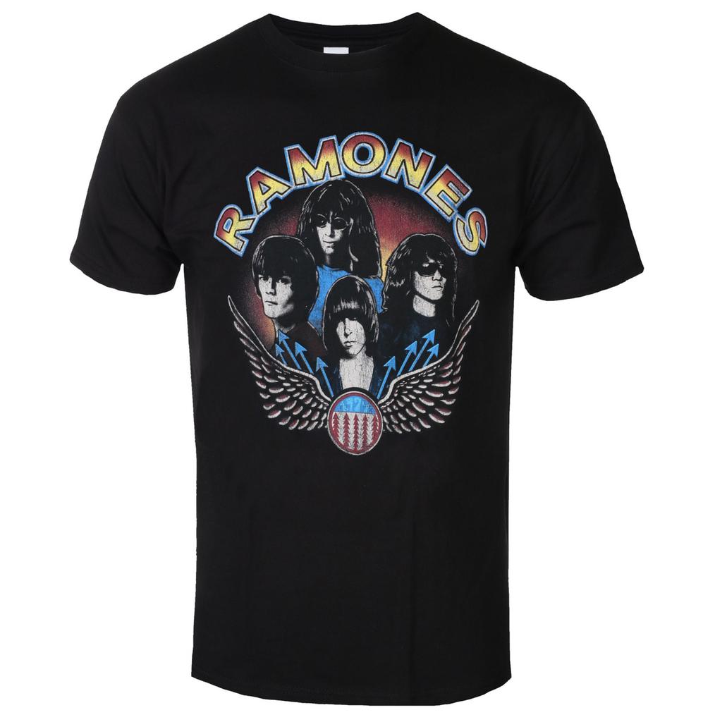 Ramones Pattern 3D Printed T-shirt Summer Fashion Luxury Short Sleeve Top Casual Retro O-neck Street Wear