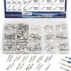 535PCS 26Type Pin Connectors Kit,Car Electrical Wire P 1/1.5/1.8/2.2/2.8/3.5mm Automotive Pin Connectors Kit Wire Removal Non-ulated Plug Male Female