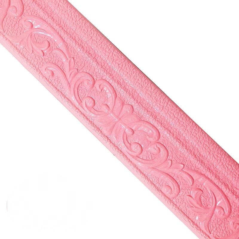 1 шт. для пола, угловые наклейки на стену, самоклеящаяся линия талии, 3D-тиснение, украшение для дома