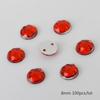 8/10/12mm Sewing Flatback Rhinestones Round Acrylic Beads Sew On Strass Crystal Stones For DIY Craft Scrapbook Decoration