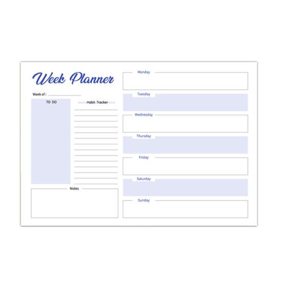 Планировщик питания Блокнот Планировщик сбалансированной диеты Список покупок План еженедельных приемов пищи Effortless Double