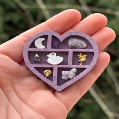 Многоцветная миниатюрная полка для мелочей, различные ячейки, луна, гриб, кукольный домик, полка, отделения