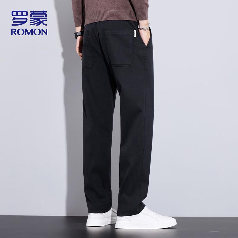 ROMON Мужские осенне-зимние брюки прямого кроя в стиле business casual
