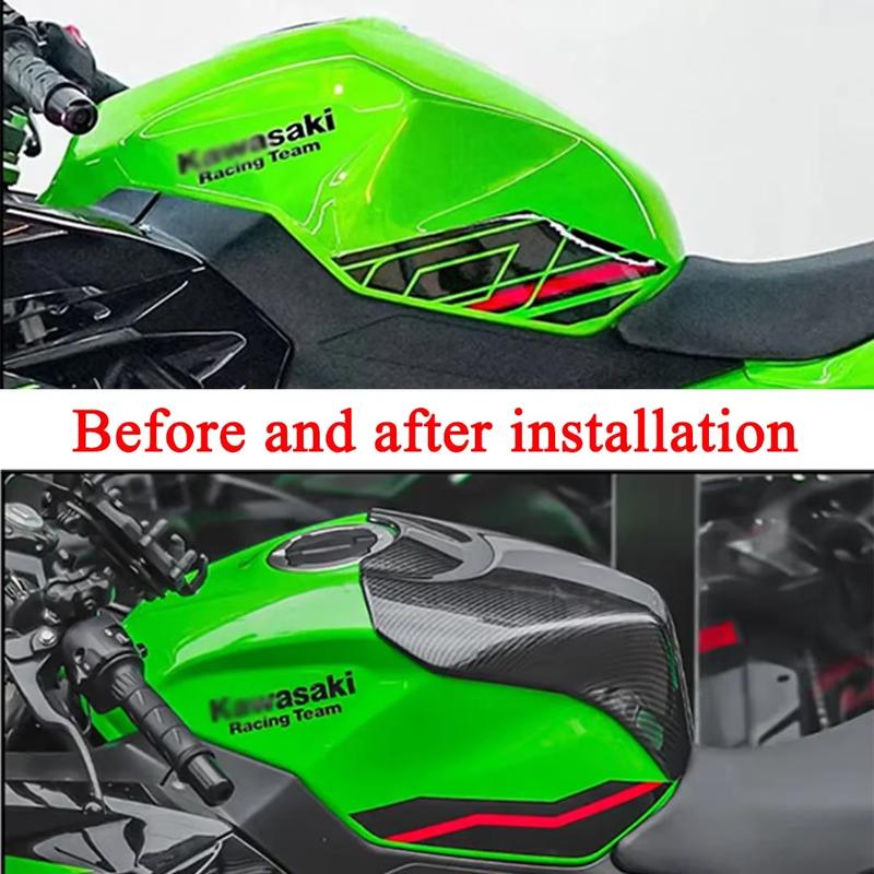 For Kawasaki Ninja400 Ninja 400 2018 2019 2020 2021 2022 2023 2024 Gas Fuel Tank Cover Protection Gurad Top Upper Cover Fairing