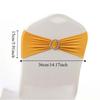 10Pcs Creative Elegant Chair Bowknot Ribbon Decors Back Cover High Elastic Chair Sash Bow Vintage Modern Back Tie Sashes Home
