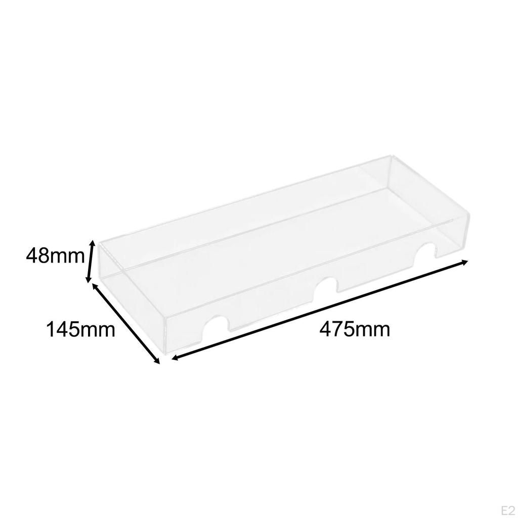 Защитный чехол для клавиатуры Прозрачные акриловые клавиатуры Премиум портативные пылезащитные механические клавиатуры