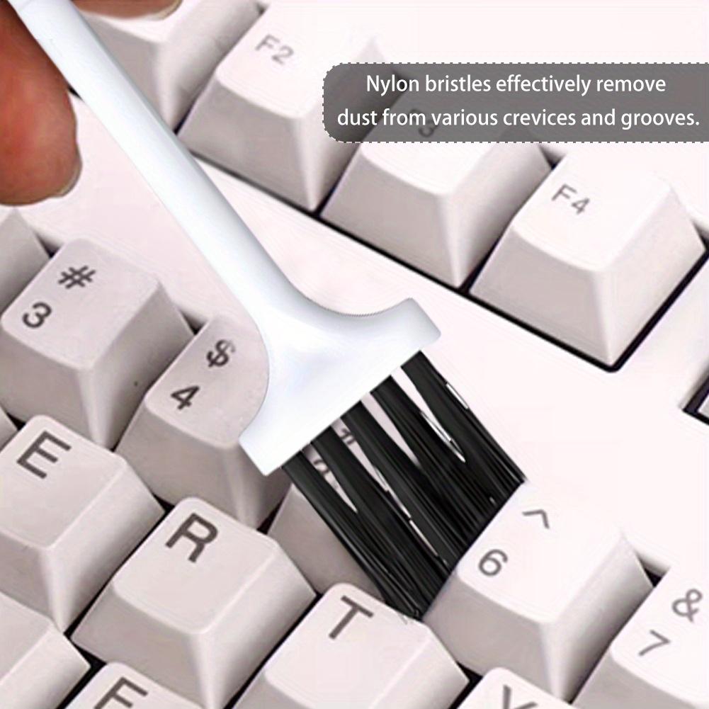 4pcs Keycap Removal Tool Set with Cleaning Brush for Mechanical Keyboards Durable Puller Kit for Easy Computer Keyboard Cleaning