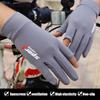 Outdoor Sports Sun Protection Anti-UV Riding Gloves Ice Silk Gloves Five-Fingers Driving Gloves