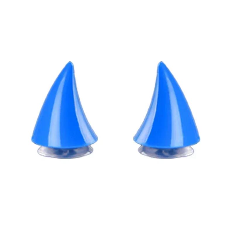 Multicolor Motorcycle Decoration Helmet Devil Horns Electric Bike Car Styling Helmet Stickers Long Short Parts Accessories Tools