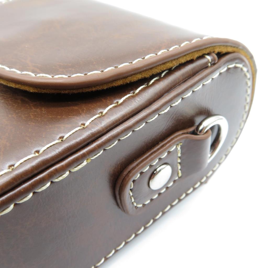 Чехол для цифровой камеры из синтетической кожи, совместимый с RICOH GR3x GR3 Ricoh, защитный чехол для хранения [Без бренда] - / GRx GR (Темно коричневый) [Использовал]