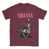 Унисекс Футболка Nirvana Рок-группа Футболки Харадзюку Курт Кобей Пляжные Футболки Y2K Ретро Хлопковые Топы Большого Размера 6XL