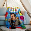 Mister Maker printed throw blanket—soft,warm;versatile blanket for all seasons—perfect as &air-conditioning throw,nap blanket