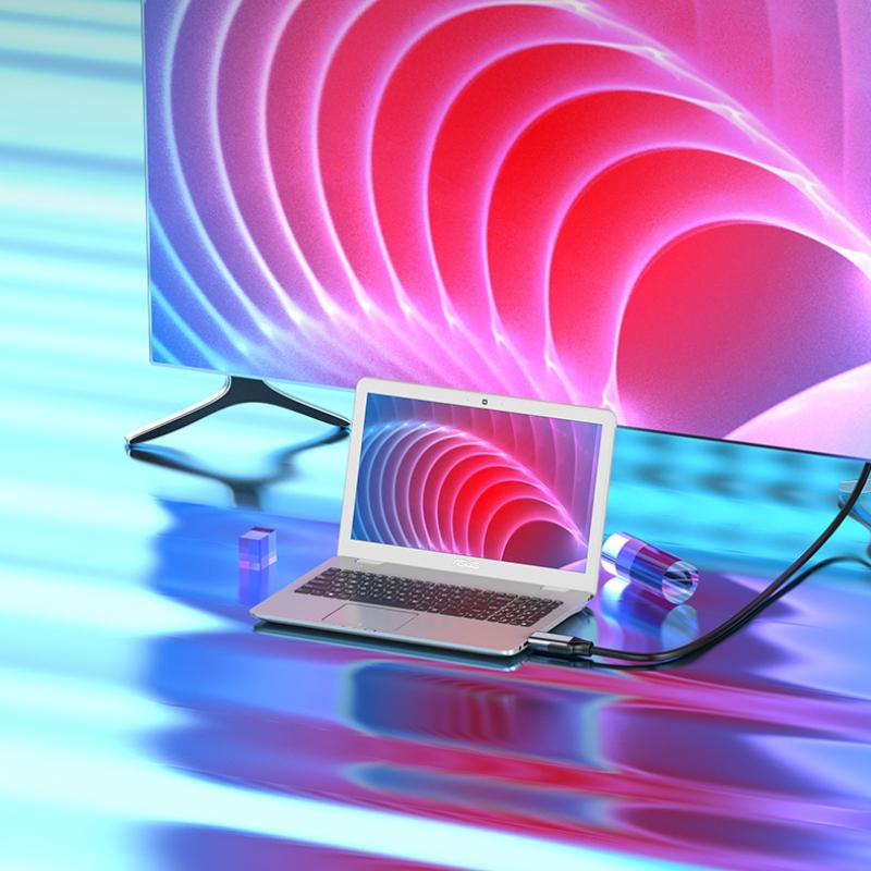 Кабель Mini DP Display Port Thunderbolt Video Type C к Mini DP 4K@60Гц Совместим с MacBook Pro MacBook Air и другими устройствами USB C