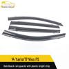 Rain Guards with Decorative Bright Strip for 14 Yaris/17 Vios FS Hatchback Exterior Accessories