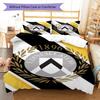 Udinese Calcio club Bedding Quilt Set Quilt Cover Pillowcase Home Decoration Birthday Gift (1 * duvet cover + 2 * pillowcase, without core)