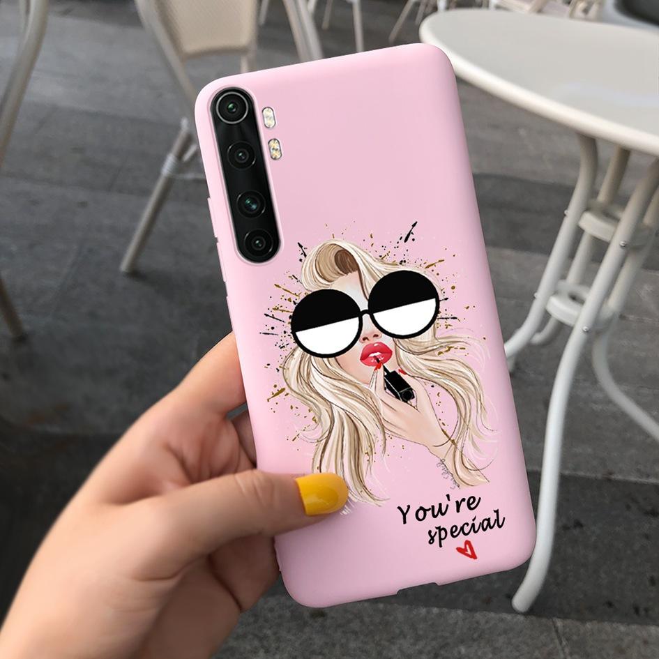 Flower Case For Xiaomi Mi Note 10 Lite Phone Case Fashion Cover For Xiomi Mi Note 10 Lite Pro Soft Bumper For Mi Note10 Pro Capa