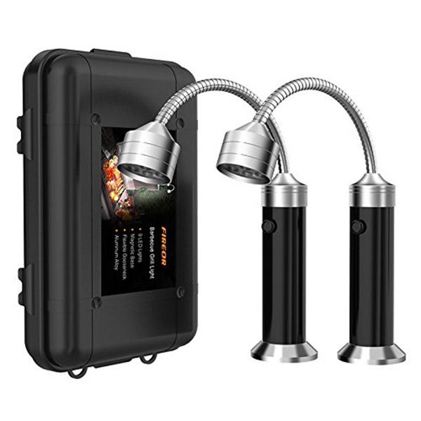 2 шт., магнитный светильник для гриля для барбекю, регулируемый на 360 градусов, светильник для барбекю, устойчивый к атмосферным воздействиям, уличный светильник для гриля, аксессуары для барбекю, инструмент