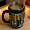 3D Toolbox Design Coffee Cup Stainless Steel Water Cup Funny Mechanic Mug  Gifts for Men